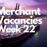 Merchant fleet vacancies week 22