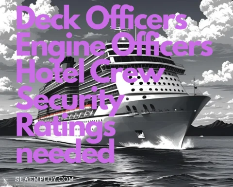 Cruise ship jobs, job at sea on cruise ships