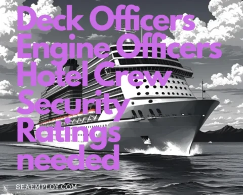 Cruise ship jobs, job at sea on cruise ships