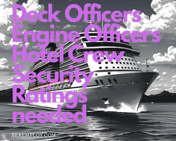 Cruise ship jobs, job at sea on cruise ships